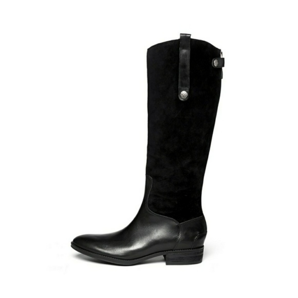 Sam Edelman Boots Pembrooke Leather Suede 5 - Picture 1 of 6